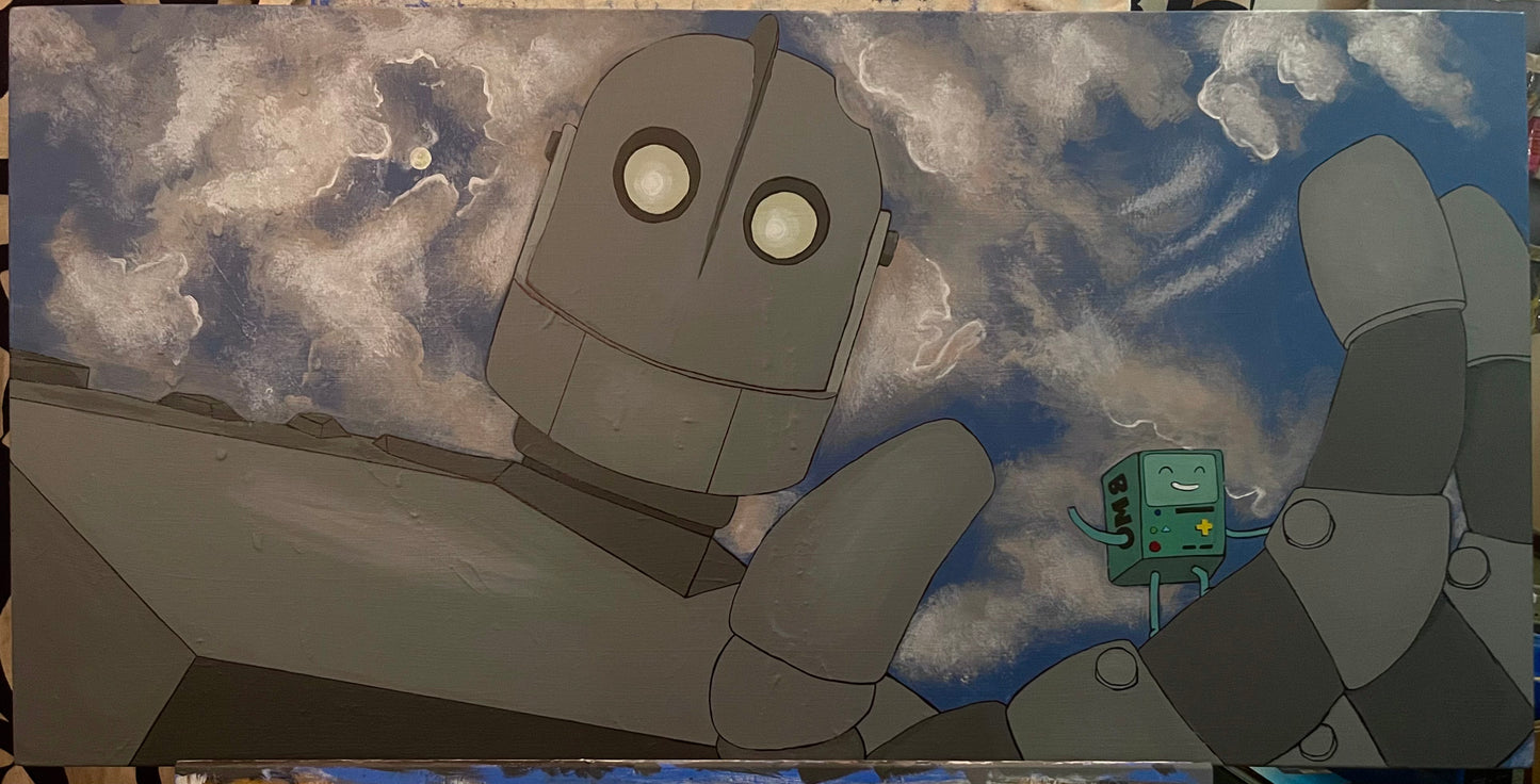 Iron Giant and BMO Duo