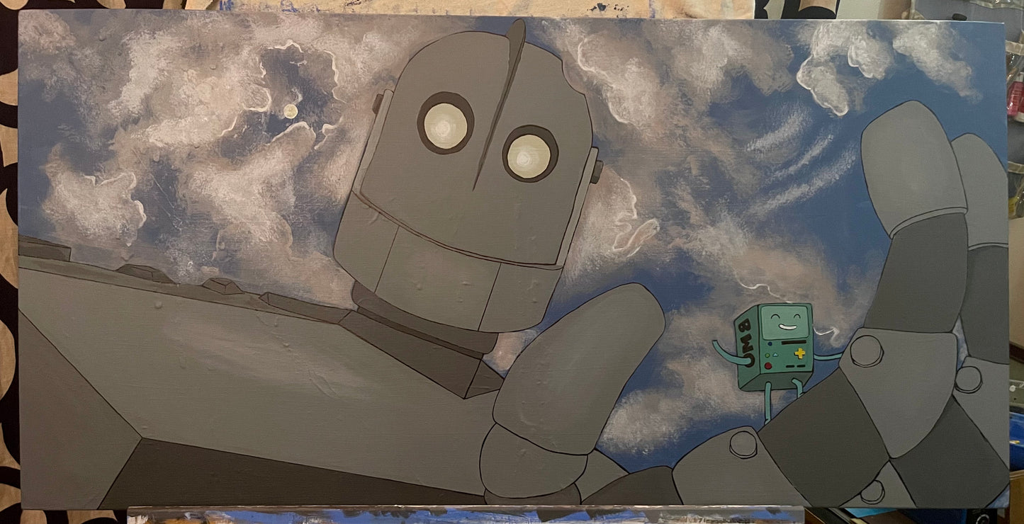 Iron Giant and BMO Duo